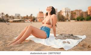 beautiful brunette nude beach - 6,247 Girl Bikini Sitting Wearing Images, Stock Photos, 3D objects, &  Vectors | Shutterstock