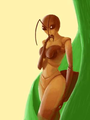 Anthro Insect Porn - Anthropomorphic Insect Female by drjamf