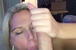 blonde cougar blowjob pov - Amazing blonde MILF gives hot POV blowjob to this fat cock, watch free porn  video, HD