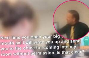 Math Teacher Porn Captions - Teacher Threatens Student After Allegedly Getting Caught Watching Porn â€” IN  CLASS!