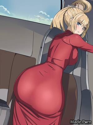 Hentai Bend Over Porn - Porn image of blonde hentai woman german bent over high ponytail spreading  ass created by AI