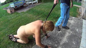 leash mature big saggy tits - Sex Suzi exercised on all fours on her leash. - XNXX.COM