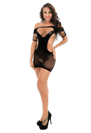 Catsuit - Sexy lingerie hollow out dress negligee underwear bodysuit women catsuit  porn
