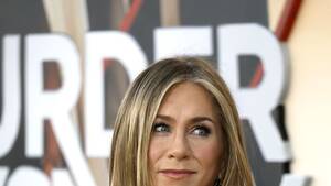 Jennifer Aniston Porn Friends Captions - Jennifer Aniston, 54, Is So Toned in Nude, Sparkly Mini Dress