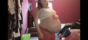 Giant Belly Porn - HUGE BELLY TRY ON | xHamster