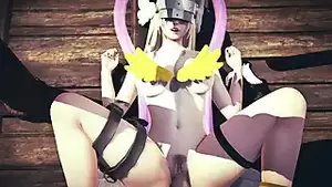 digimon xxx nude - Sex with Angewomon in POV : Digimon hentai parody | xHamster