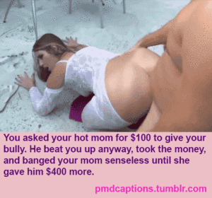 Bullying Captions Busty Porn - Mom Fucks Bully Caption Porn Gif