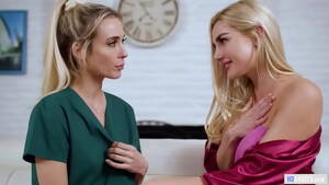 blonde lesbian nurse sex - Tired nurse and her beautiful roomie having wild lesbian sex - Aiden Ashley  and Kenzie Anne - XVIDEOS.COM