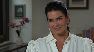 Angie Harmon Nude Pussy - Angie Harmon on Having a 'Blast' Playing the Bad Guy in New Lifetime Movie  (Exclusive)