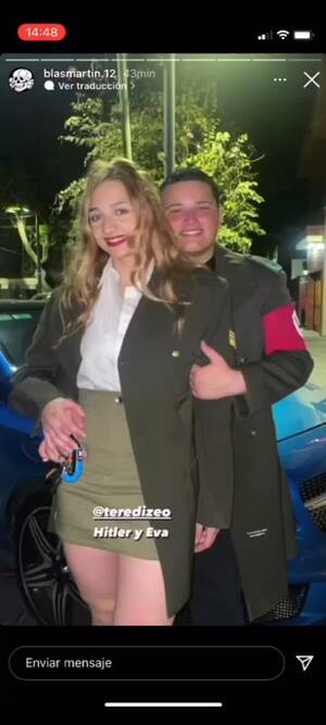 Granny Bbws Anal Hitler - Halloween: disfrazado de nazi ingresÃ³ al boliche al grito de \