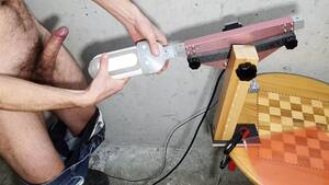 Male Machine - Male Sex Toy Masturbation with a Fucking Machine