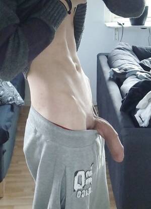 amateur white cocks - Real amateur shows off his nice white cock - Pichunter