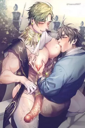 huge penis hentai yaoi - Yaoi porn arts NU: Carnival â€“ Guys with big dicks and breasts