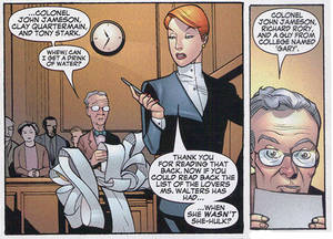 Johnny Storm And She Hulk Porn - Slut-shaming She-Huk seems to be a tradition (from She-Hulk vol. 2, #19)