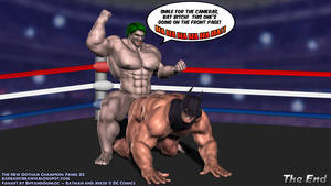Gotham City Gay Porn - Batman was made to get on his hands and knees and present his muscular butt  as reward for his opponent. With the super hearing chip he had installed in  his ...