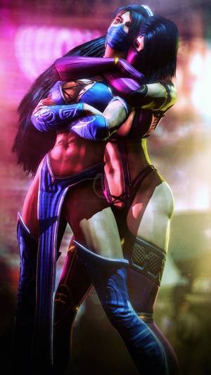 Mkd Vorah Spike Porn - Huggles | Mileena x Kitana by Urbanator on @DeviantArt