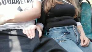 girls doing handjobs public - An unknown girl make me handjob on the bus. IN PUBLIC watch online