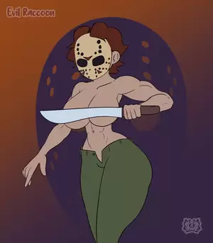 hockey cartoon porn - 10. Hockey Mask by TheEvilRaccoon on Newgrounds