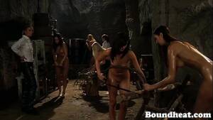 naked lesbian love slaves - Naked And Busty Lesbian Slaves Working Hard - XVIDEOS.COM