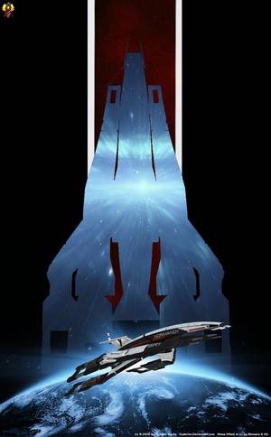 Mass Effect 3 Eda Porn - Normandy SR-1 Poster by Euderion Â· Mass Effect 3Video Game CosplayStar ...