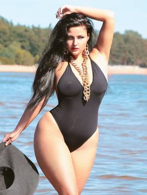 big ass big tits one piece - Julia Lavrova Naked Big Ass Thighs Hot Tits Boobs in Tight Swimsuit Russian  Model julia lavrova in bikini oily body figure nude nipples deep cleavage  sex