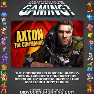Borderlands 2 Axton Gay Porn - Axton from Borderlands 2 : r/bisexual