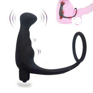Anal Butt Plug With Cock Ring - Men Climax Fantasy Silicone Male Prostate Massager Cock Ring Anal Vibrator Butt  Plug for Men, Adult Erotic Anal Sex Toys -- Offer can be found by clicking  ...