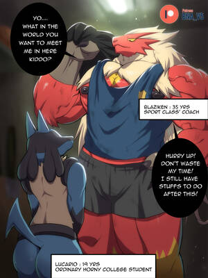 Lucario Blaziken Porn - BNA_V5] Blaziken Lucario [ENG] - Gay Manga | HD Porn Comics
