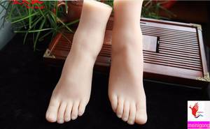 foot fetish sex toy - Sexy Girl's Silicone Feet Sex Toy Foot Fetish Toys Porn Real Skin Sex Dolls  Realistic Silicone Solid Foot For Men-in Sex Dolls from Beauty & Health on  ...