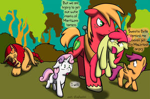 Big Macintosh And Apple Bloom Porn - 142544 - safe, artist:caluriri, apple bloom (mlp), big macintosh (mlp),  scootaloo (mlp), sweetie belle (mlp), earth pony, equine, fictional  species, mammal, manticore, pegasus, pony, unicorn, feral, friendship is  magic, hasbro, my little