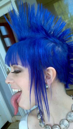 Blue Hair Big Boob Porn Stars - Leave ...