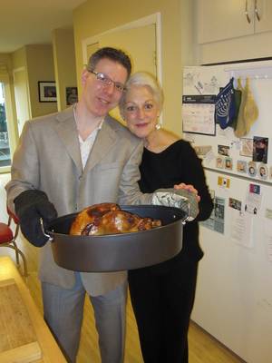 Granny And Young Boy - Always comfortable cooking with my wise and beautiful Aunt.