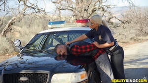 Bridgette B Porn Police - Horny police officer Bridgette B pulls over a guy to fuck... | Any Porn