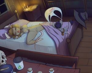 Furry Porn Sleep - Rule 34 - anthro breasts female fur furry interspecies male mammal mouse  nude panties parachute pussy rodent sleeping thefuckingdevil uncensored  underwear | 1587965