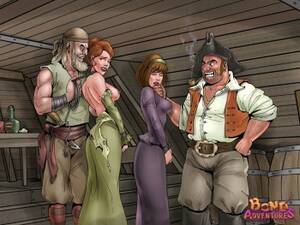Bdsm Pirate Porn - Pirates in bondage action - HentaiEra