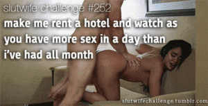 home wife sex caption - Barefoot, Challenges and Rules, Gifs Hotwife Caption â„–10060: bubble butt  wife having rough doggy sex