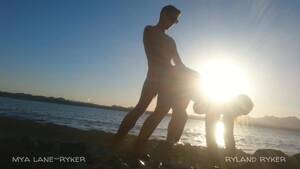 couple fuck on beach silhouette - Hot Beach Fuck! - Pornhub.com