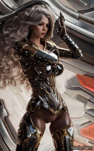 big breasted action figures - Porn image of busty woman big ass robot toys gigantic boobs big tits  created by AI