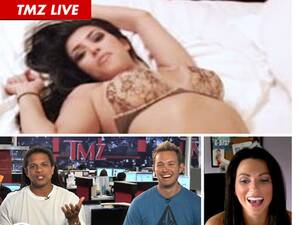 fat pussy kim kardashian - TMZ Live 8/30/11: Kim K. Sex Tape -- Who's Behind the Buyout?