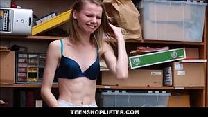 caught stealing - Tiny Blonde Teen Catarina Petrov Caught Stealing