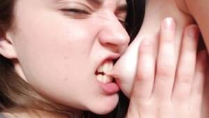 Lesbian Rough Sex Nipples - ROUGH SEX BETWEEN LESBIANS - SLAPPING, BITING, NIPPLE PULLING AND 69