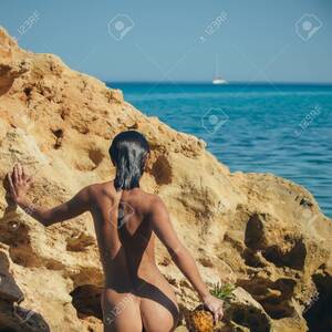 free outdoor nudist beach pics - Joy Beach Outside With Naked Sexy Girl Hold Pineapple. Stock Photo, Picture  and Royalty Free Image. Image 105632550.