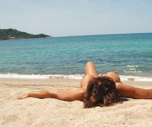 large breast nude beach - Big Tits On The Beach - Big Tits, Brown Hair, Huge Tits, Large