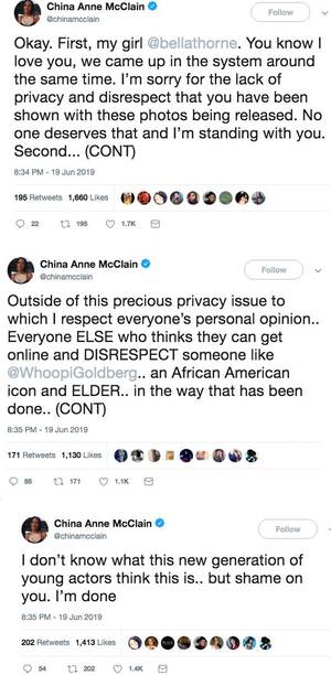 China Anne Mcclain Nude Porn - All the Stars Supporting Bella Thorne After Nude Photo Backlash