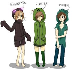 Minecraft Zombie Anime Girl Porn - Finally there are girl endies,crees and zomdies!