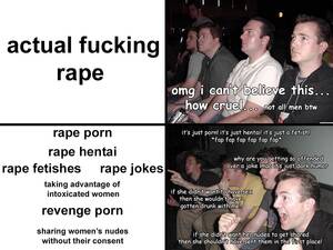 Molestation Porn Captions - Just made this after seeing some more bullshit pro-porn justification for  rape fetishes, or as they like to call it \