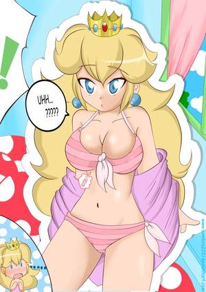 mario porn nude beach - Far-art of the beautiful Princess Peach from Super Mario