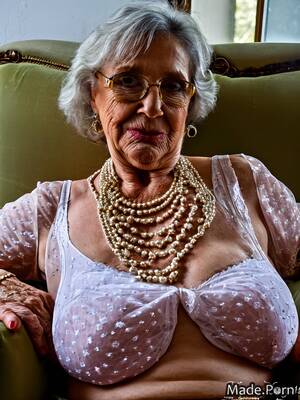 mature granny cum on tits - Porn image of angry photo couch small tits polish necklace close up created  by AI