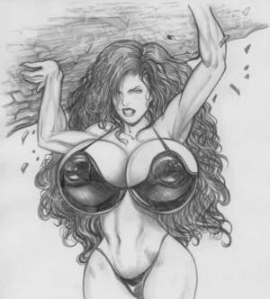huge tit drawings - Big Tits drawing - Big Tits Adult Collection