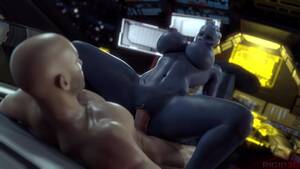 Liara Porn - Liara in the Cockpit - Rigid3D